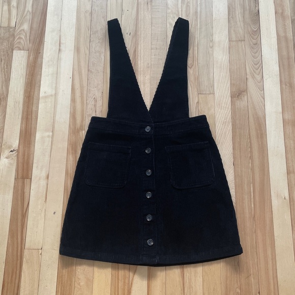 La petite étoile Paris Black Corduroy Mini Skirt Jumper - Sz 1 - Picture 5 of 16